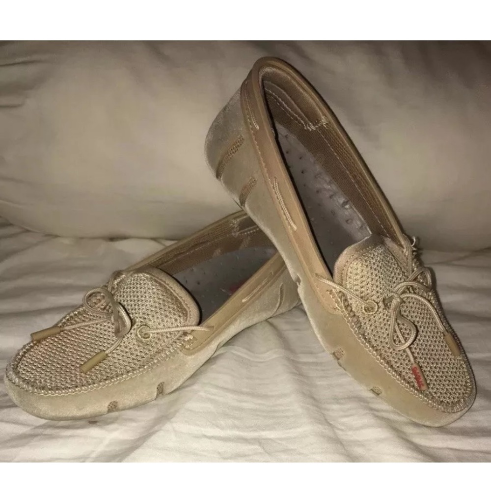 Swims Womens Lace Loafer Shoes Size 6 / 36